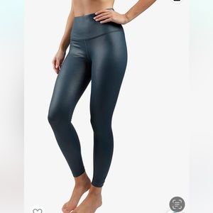 Faux leather leggings
